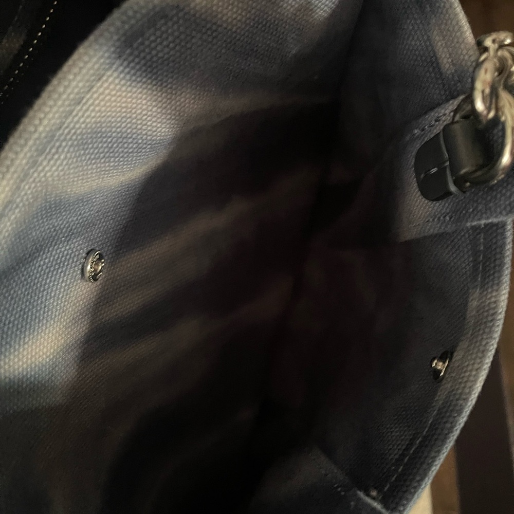 Coach Denim Blue Canvas Tote - Picture 7 of 11